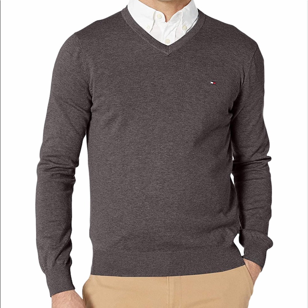Men’s Tommy Hilfiger Sweater Size L Gray